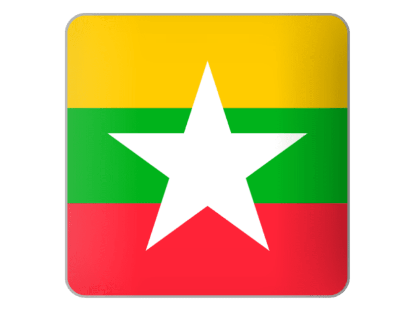 Myanmar Flag Icon - Myanmar Maid in Singapore