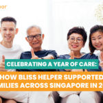 Families smiling and giving thumbs up